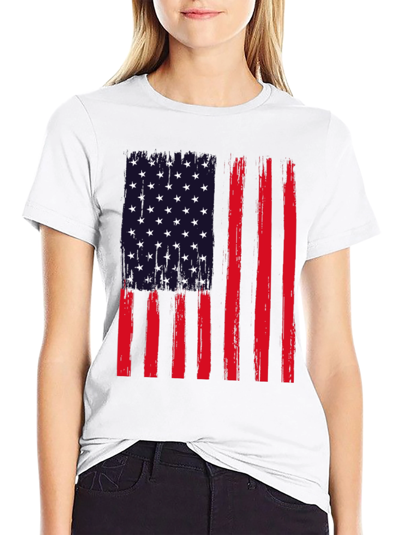 American Flag Graphic Tee - Patriotic Pride