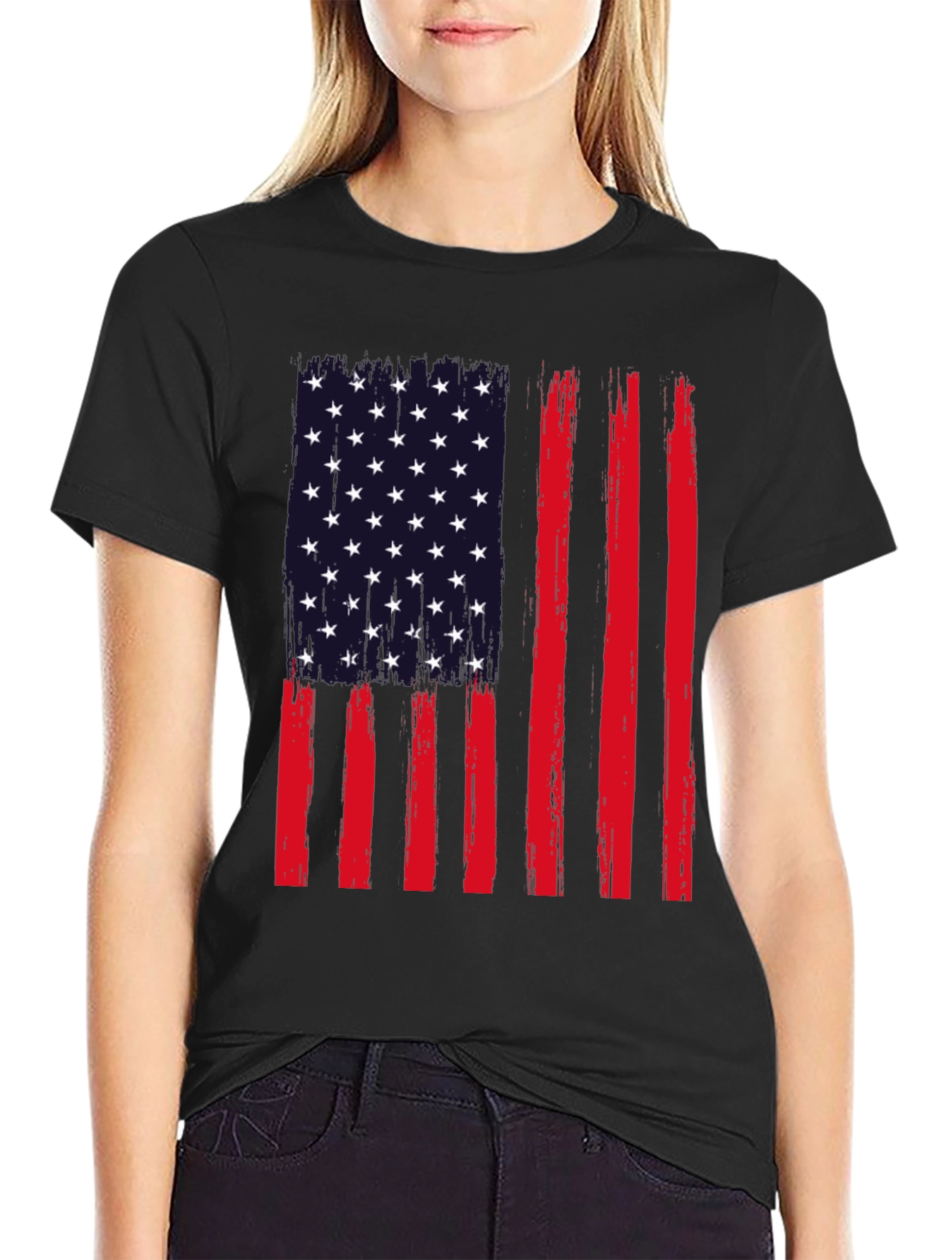 American Flag Graphic Tee - Patriotic Pride