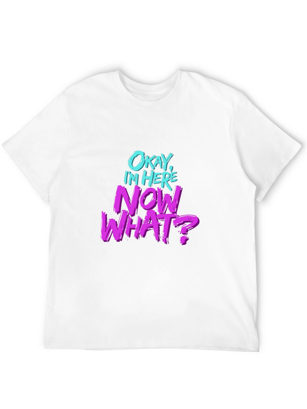 Okay Im Here Now What? Graphic T-Shirt