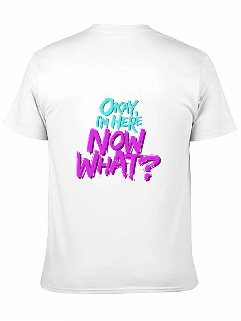 Okay Im Here Now What? Graphic T-Shirt