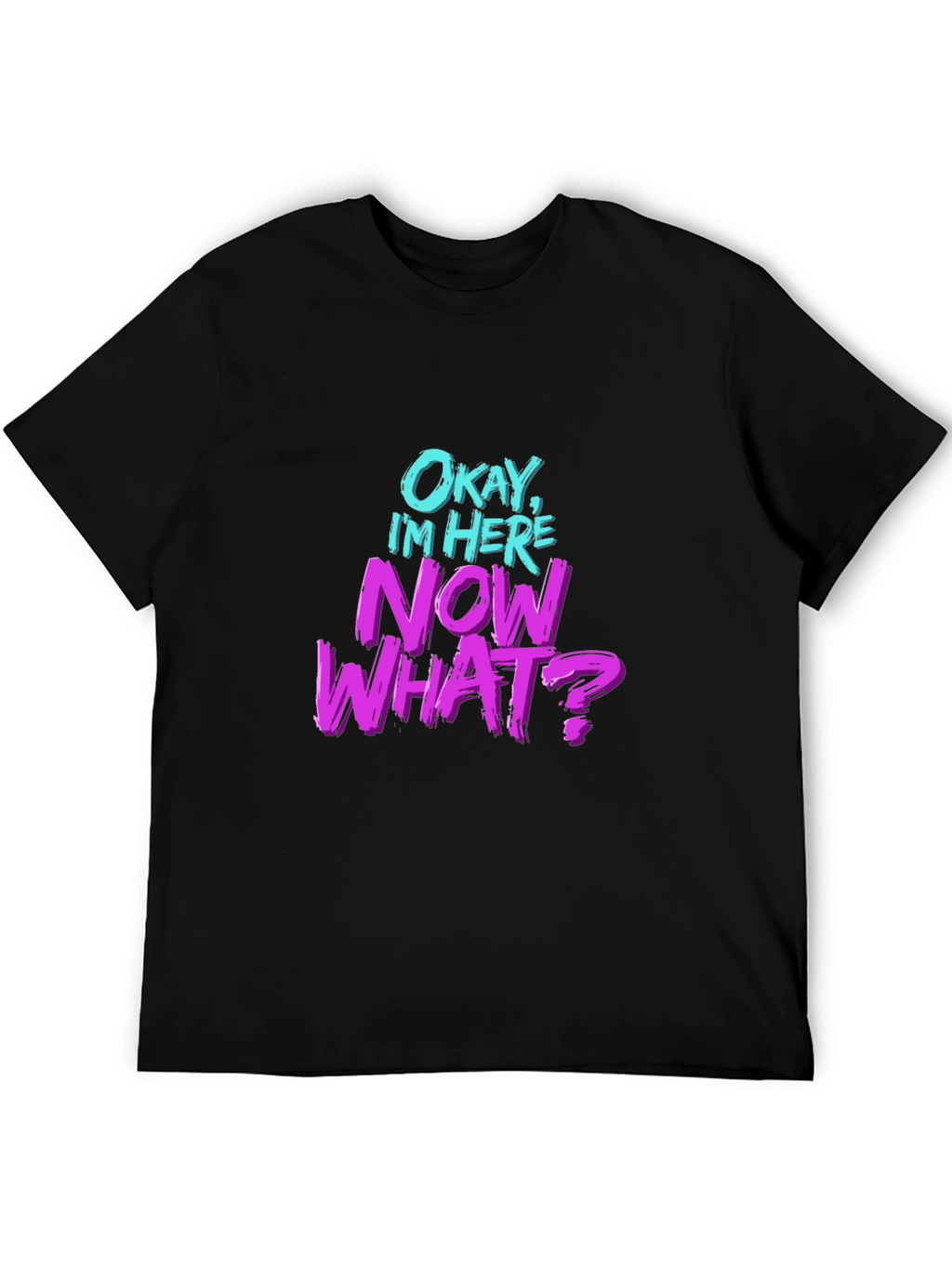 Okay Im Here Now What? Graphic T-Shirt
