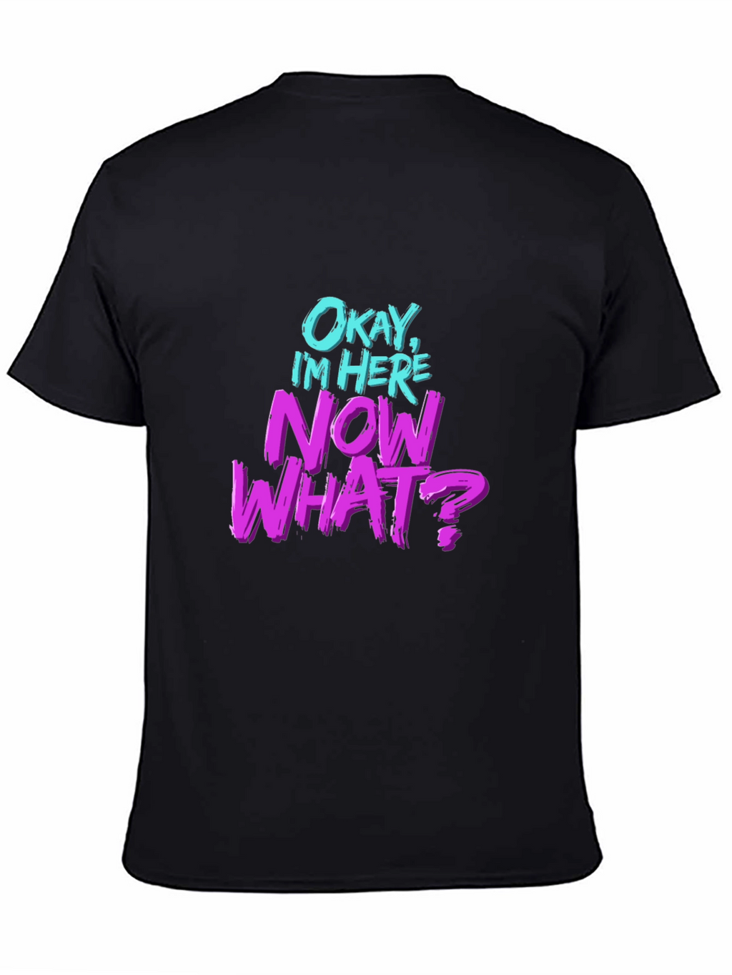 Okay Im Here Now What? Graphic T-Shirt