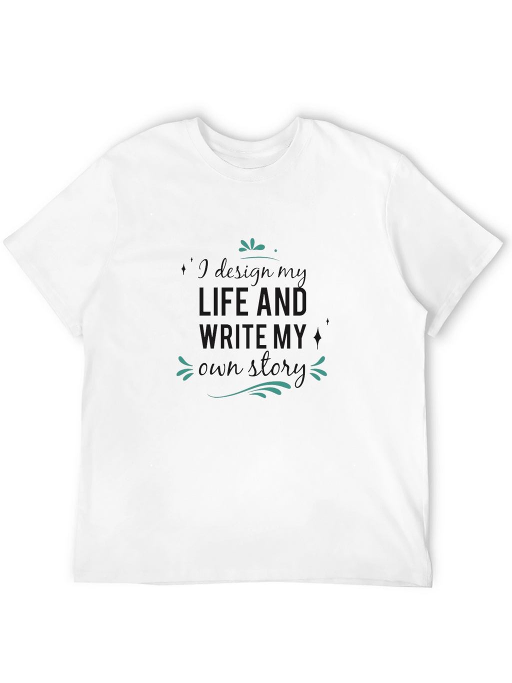 Mens Black T-Shirt - Write My Own Story