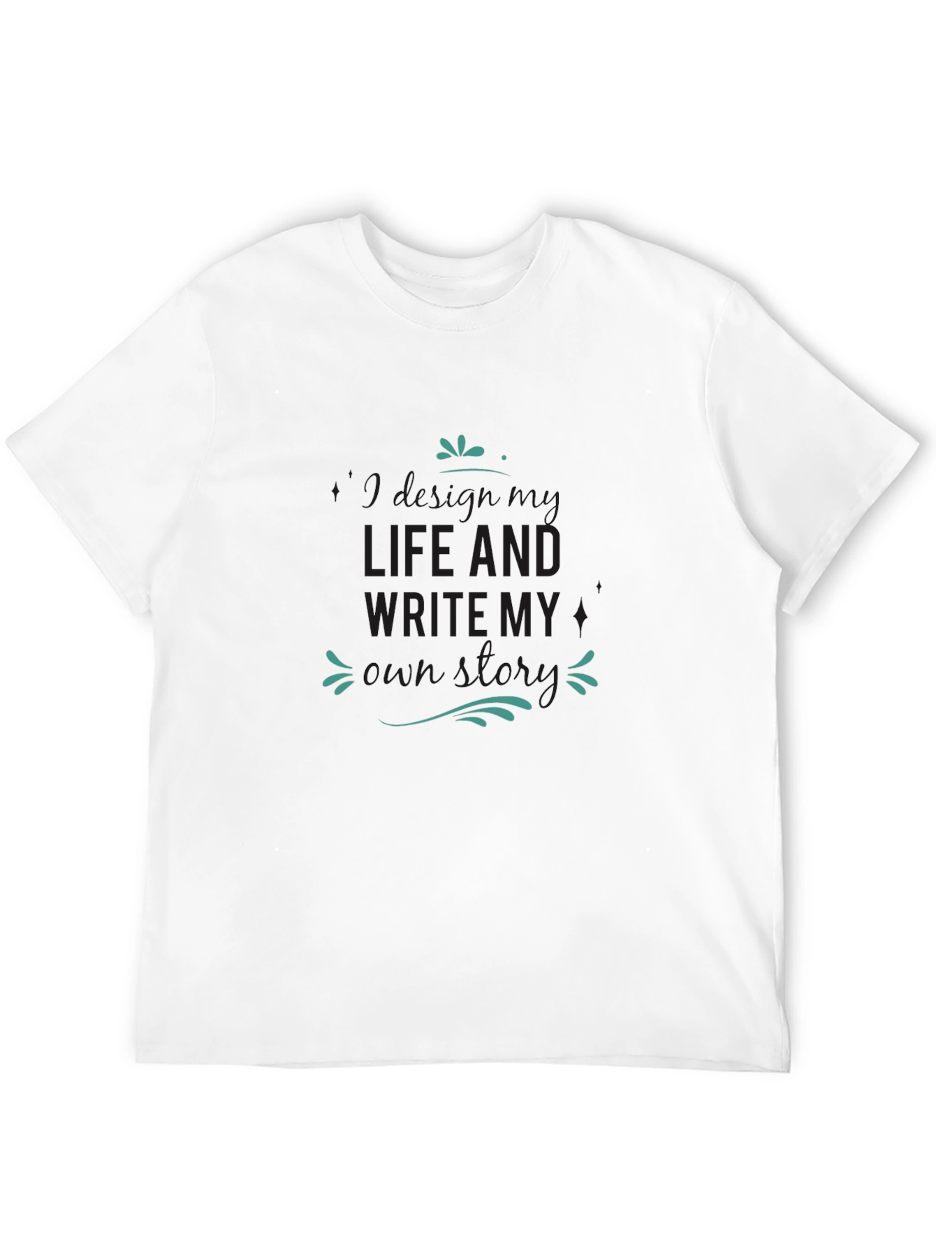 Mens Black T-Shirt - Write My Own Story