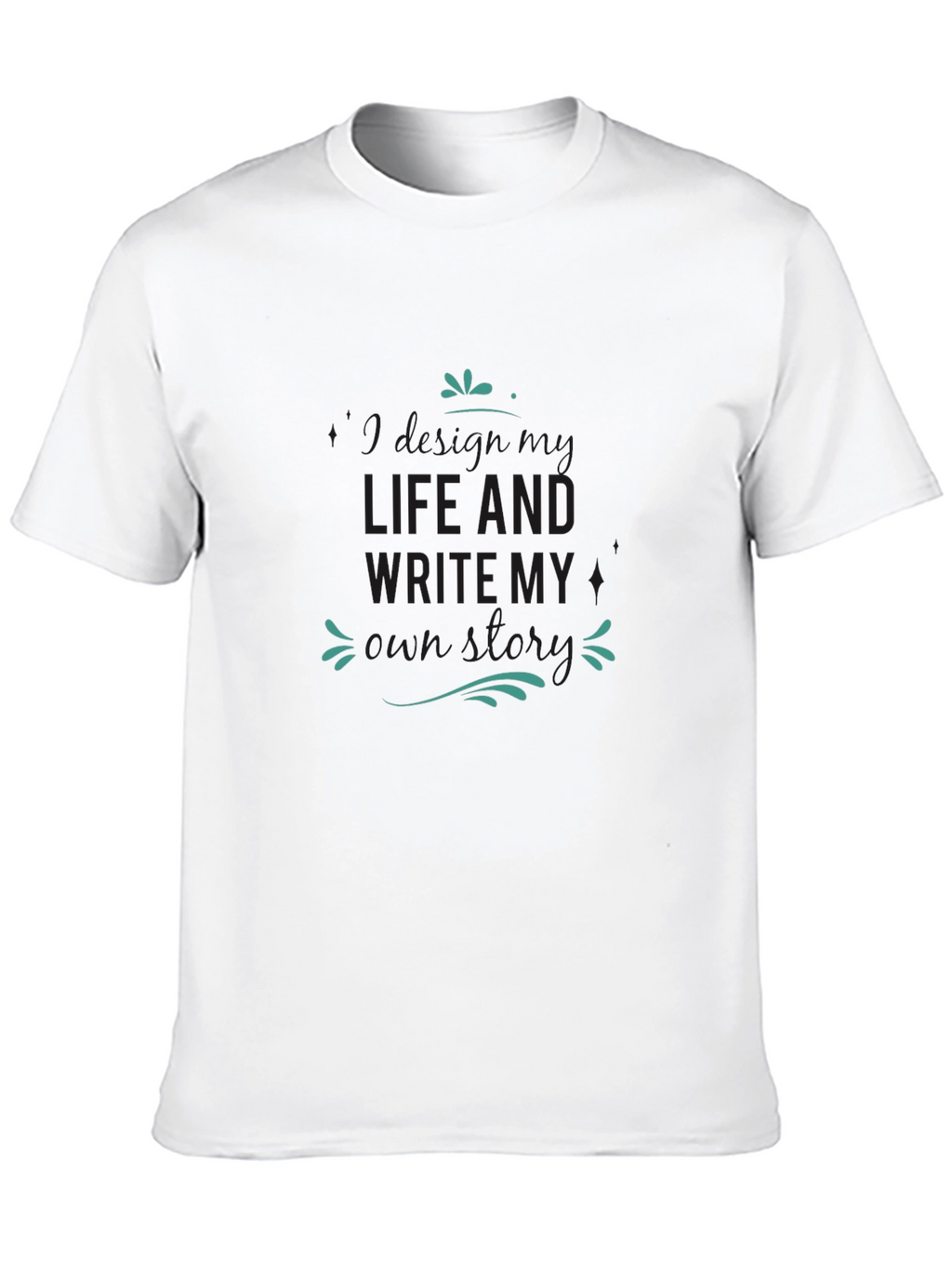 Mens Black T-Shirt - Write My Own Story