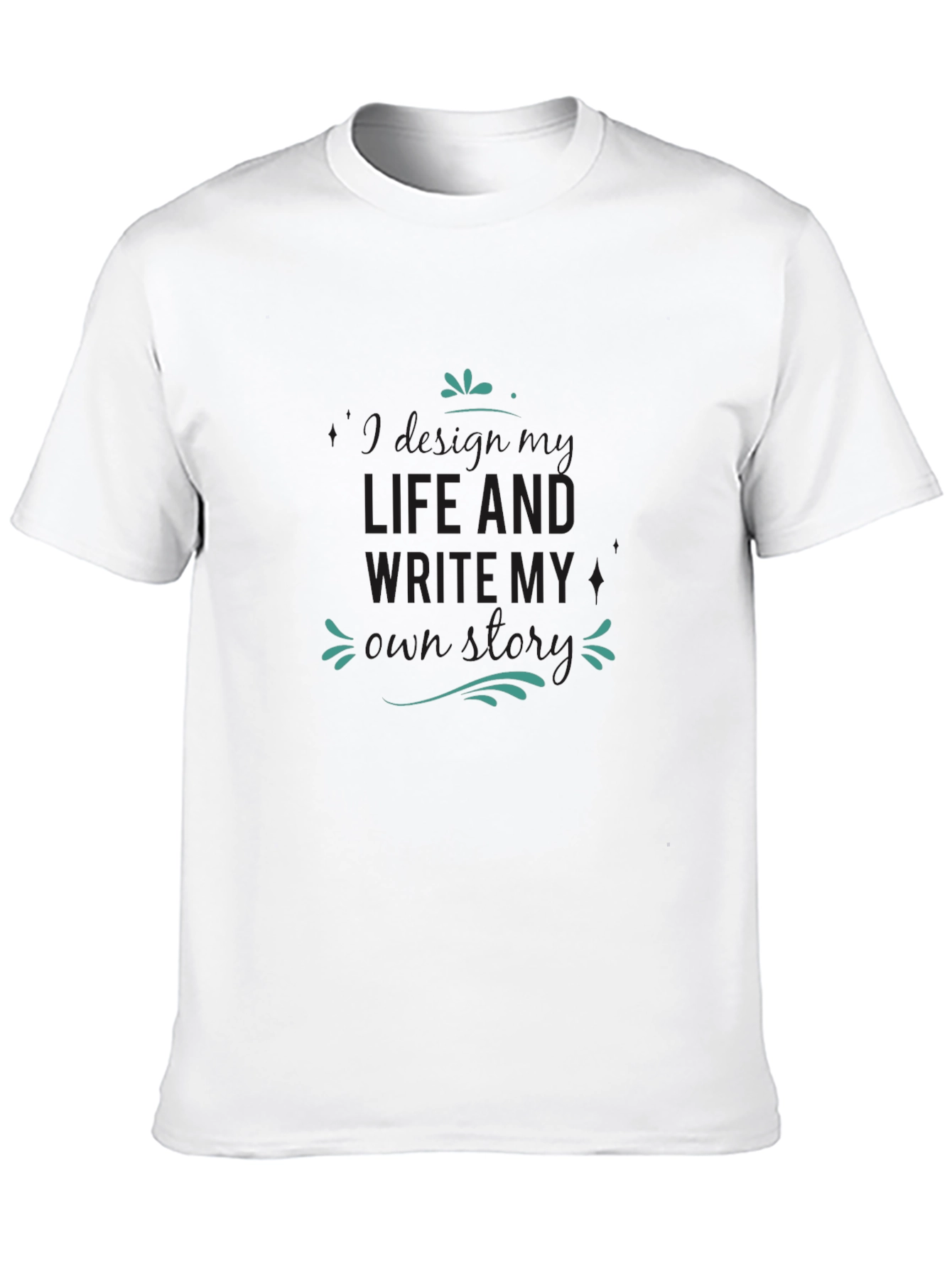 Mens Black T-Shirt - Write My Own Story