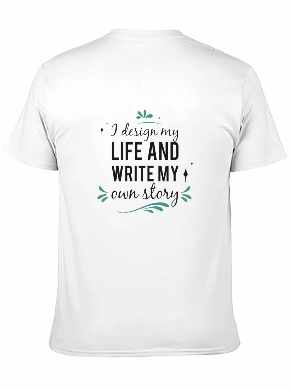 Mens Black T-Shirt - Write My Own Story