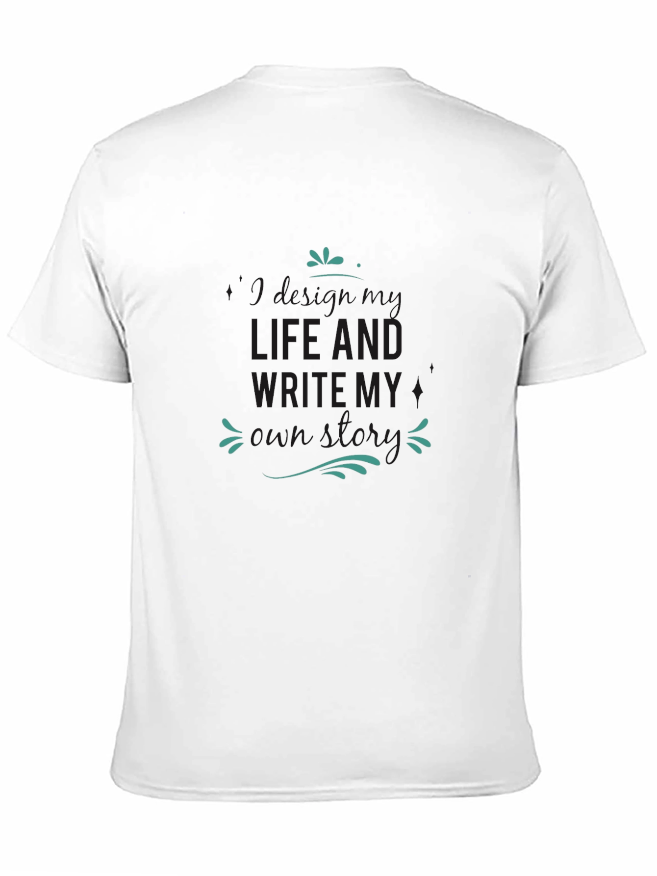 Mens Black T-Shirt - Write My Own Story
