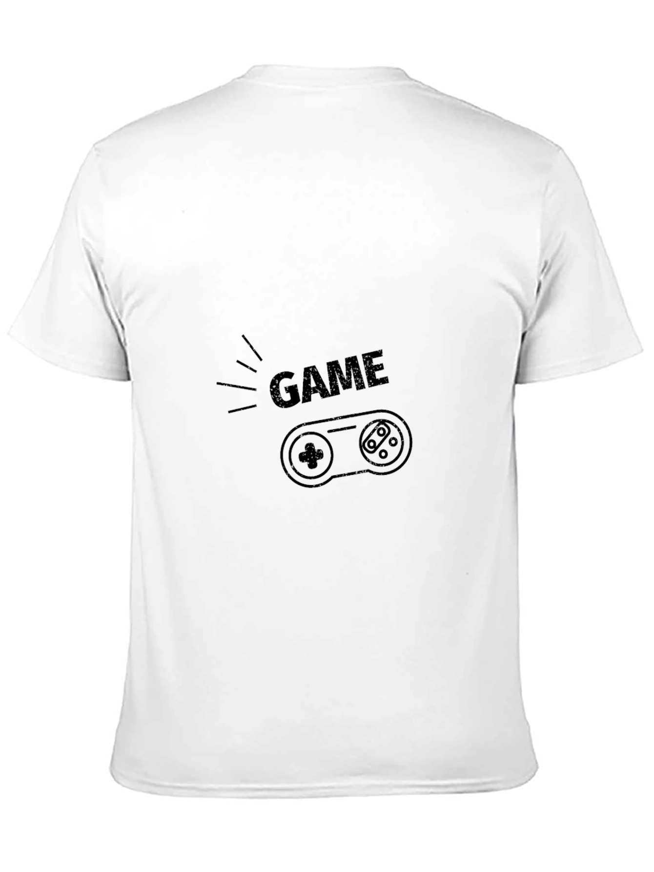 Game On T-Shirt - Gamer Style Black Tee