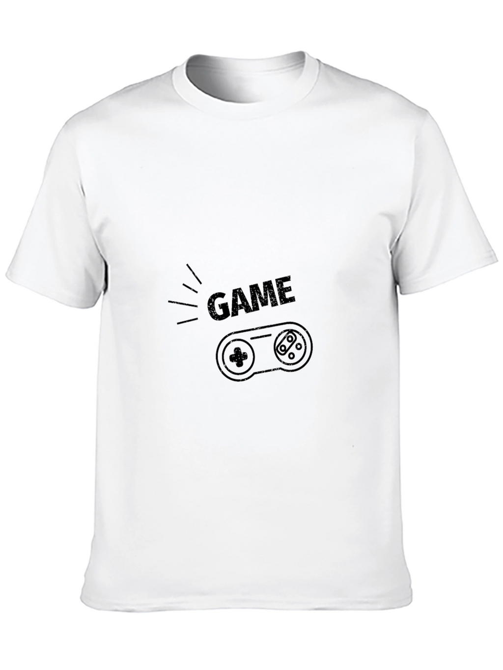 Game On T-Shirt - Gamer Style Black Tee