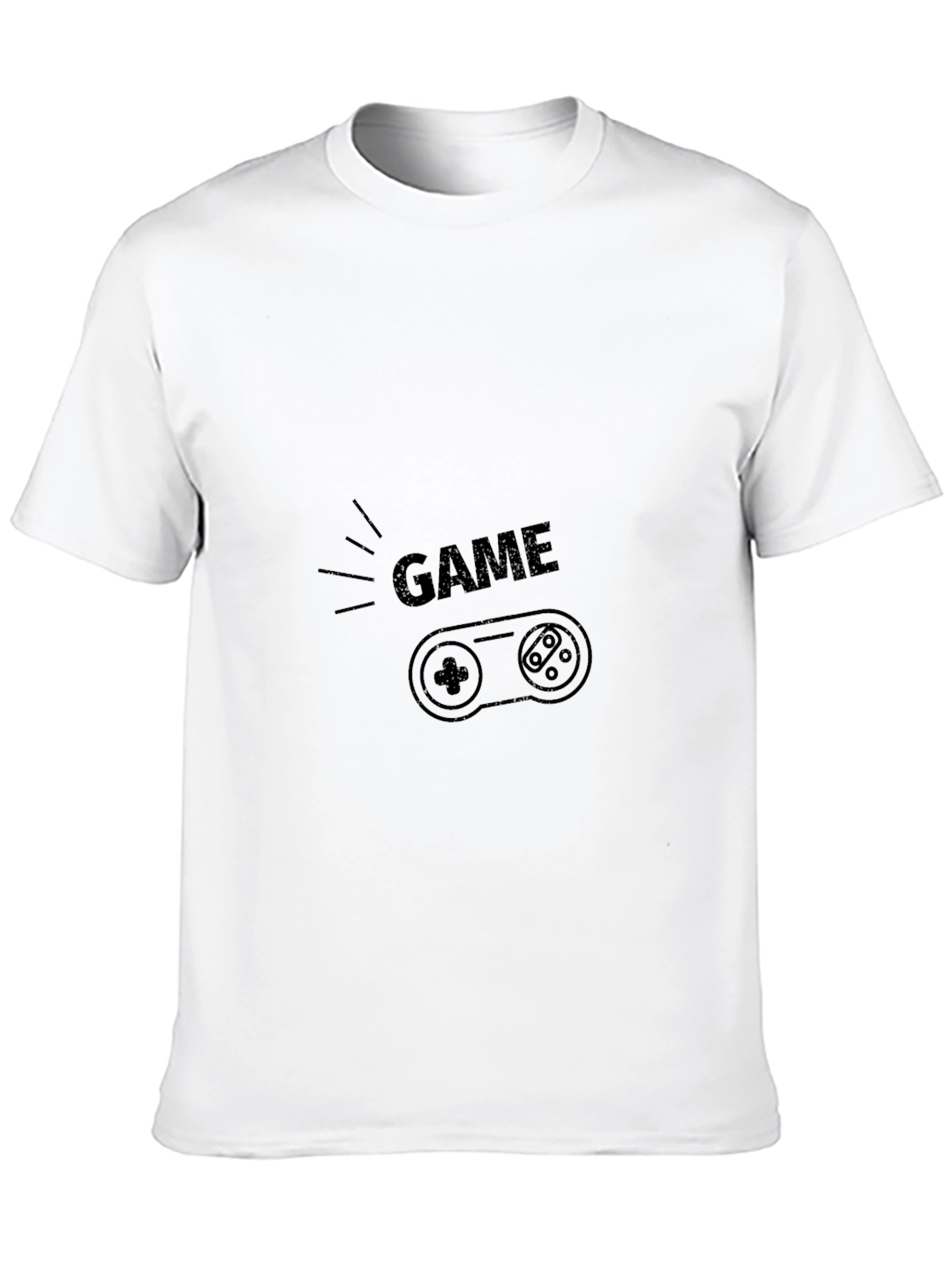 Game On T-Shirt - Gamer Style Black Tee