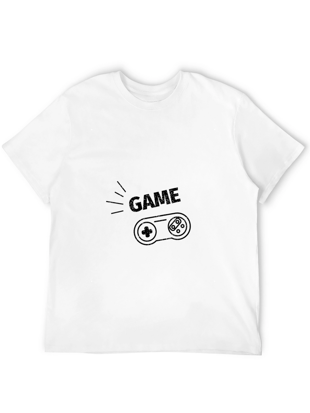 Game On T-Shirt - Gamer Style Black Tee