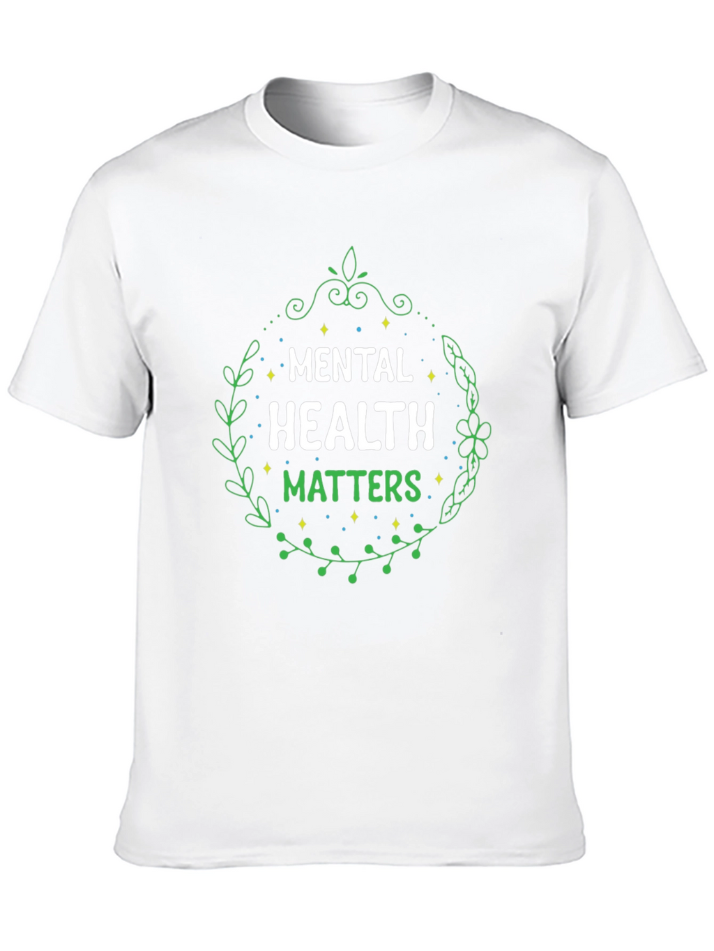 Mental Health Matters Black Graphic T-Shirt