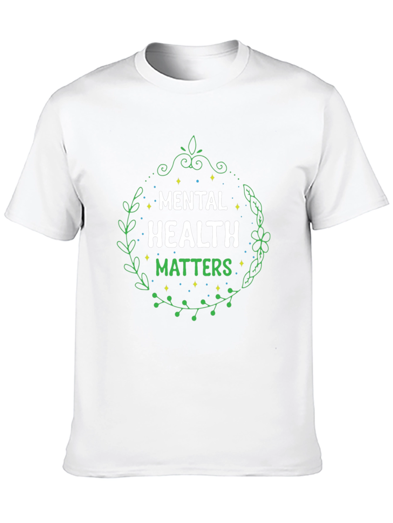 Mental Health Matters Black Graphic T-Shirt