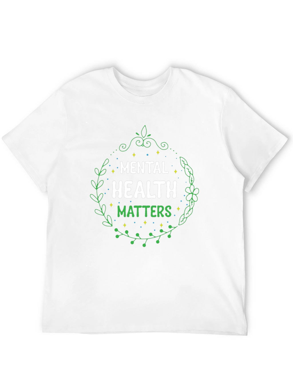 Mental Health Matters Black Graphic T-Shirt