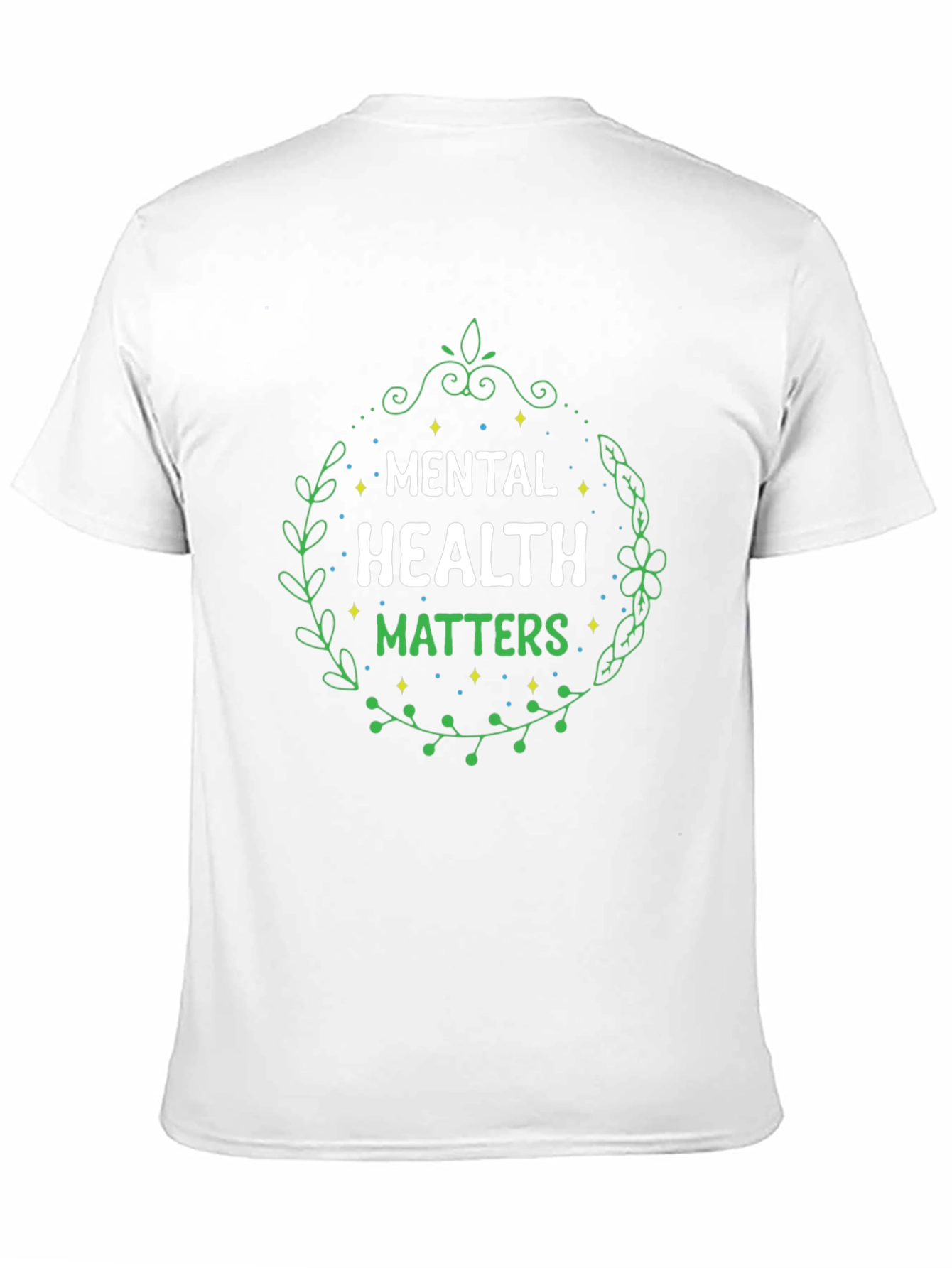 Mental Health Matters Black Graphic T-Shirt