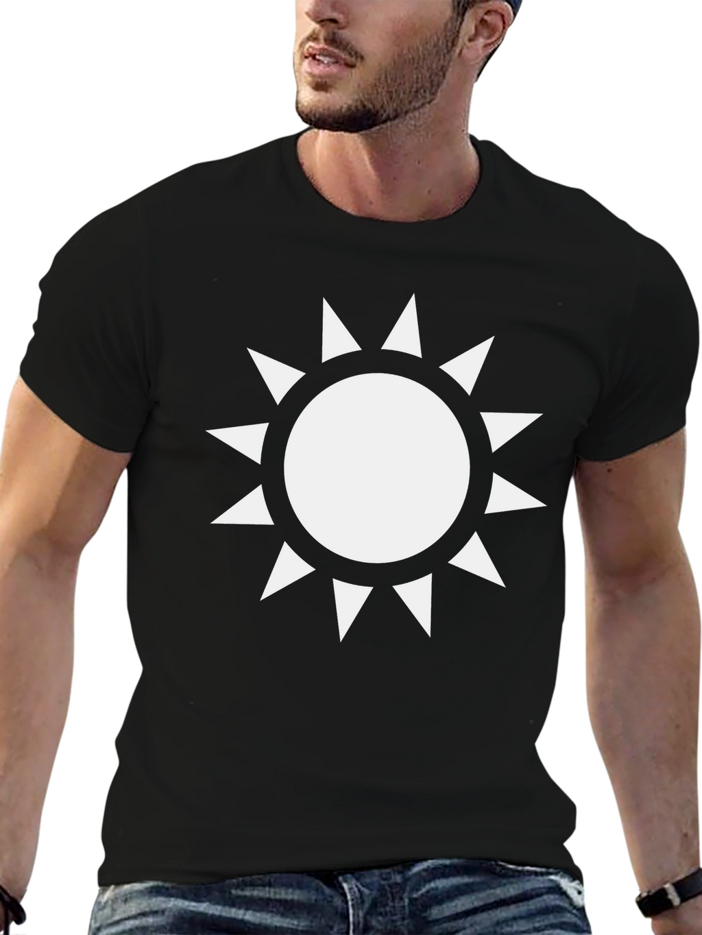 Sunburst Graphic T-Shirt - Stylish Casual Wear