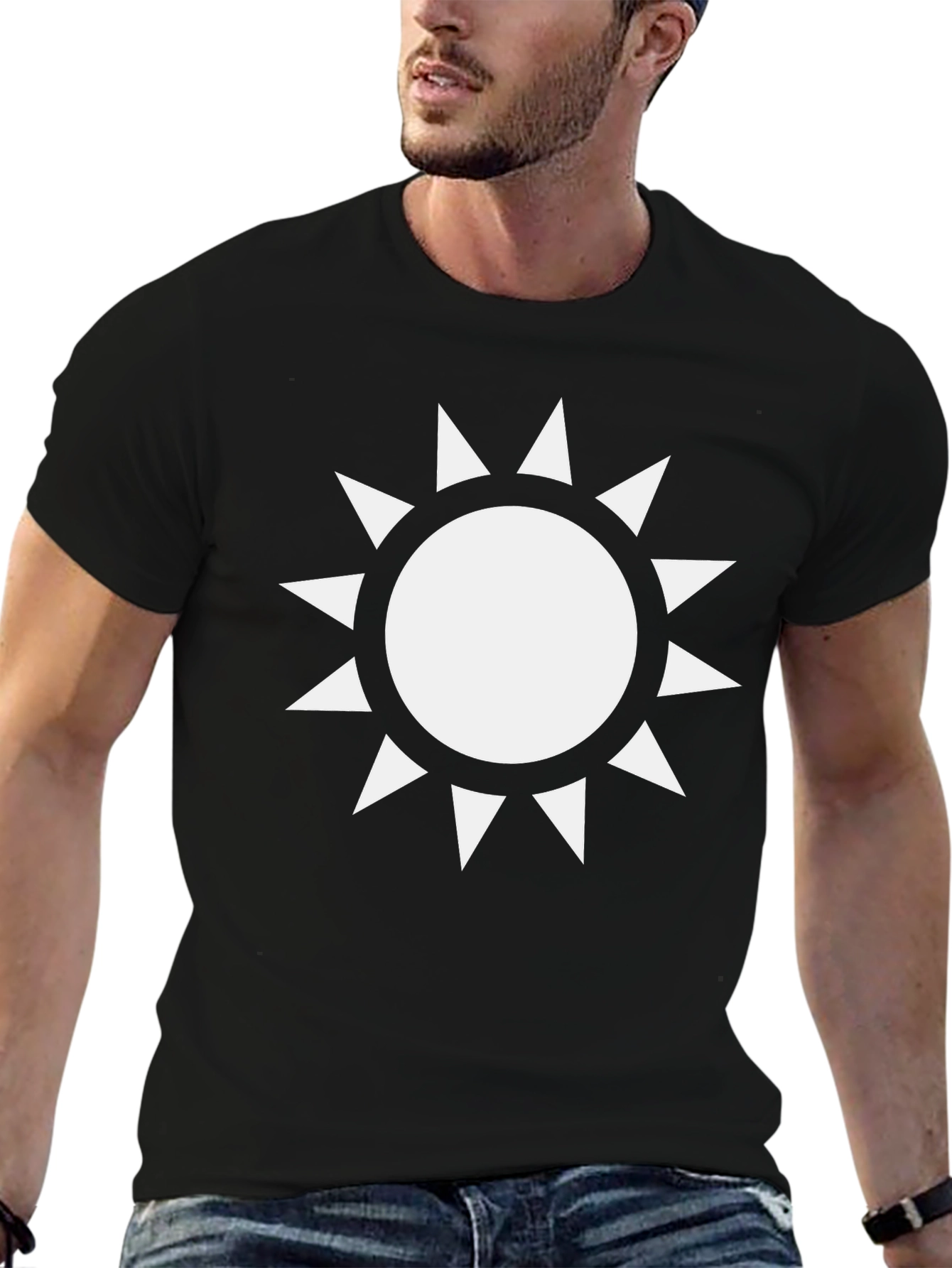 Sunburst Graphic T-Shirt - Stylish Casual Wear