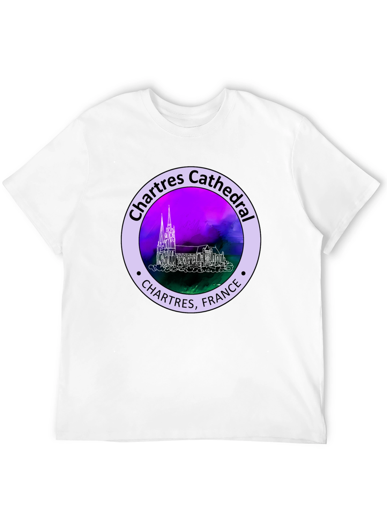 Chartres Cathedral France Graphic Tee