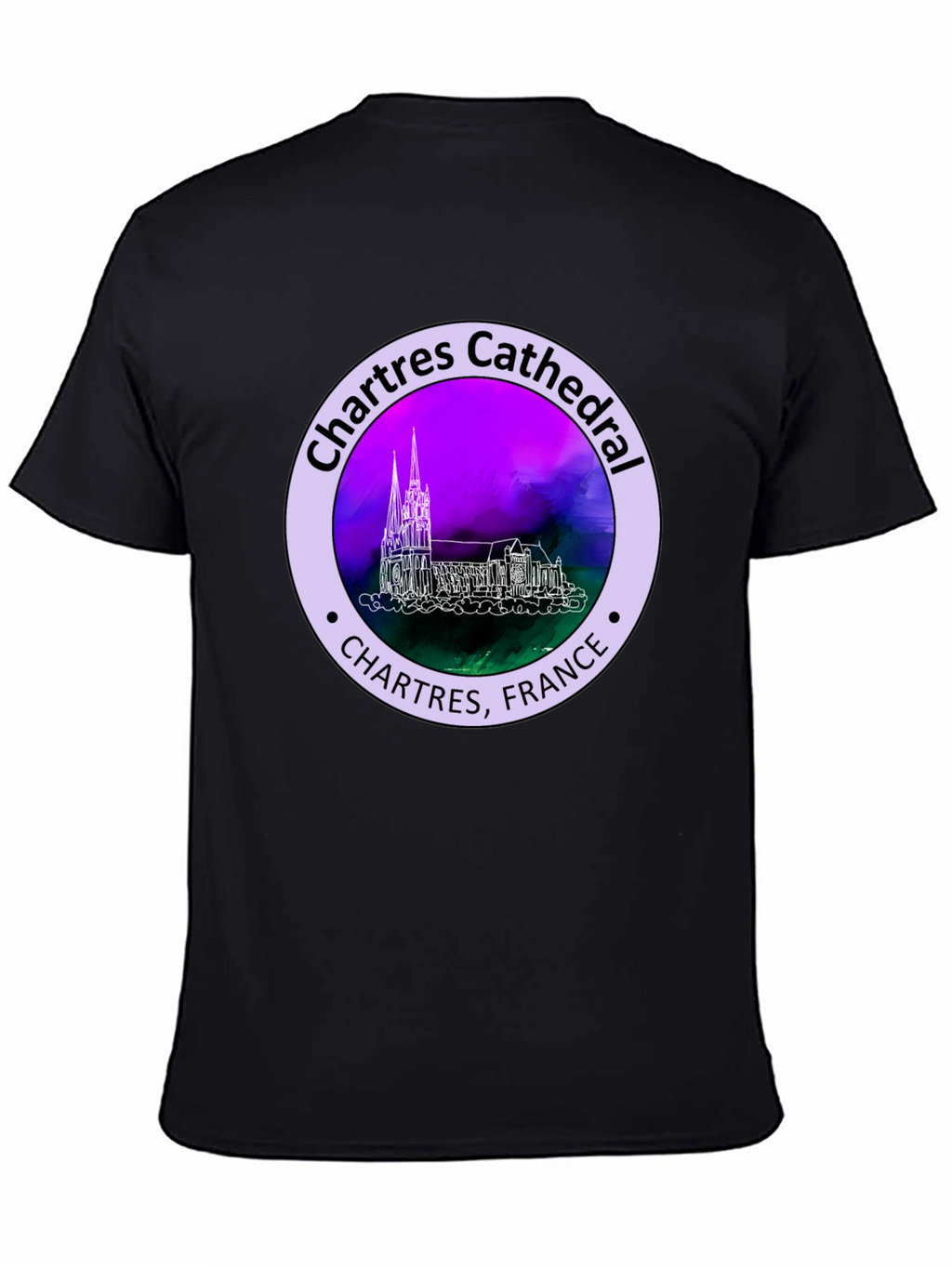 Chartres Cathedral France Graphic Tee