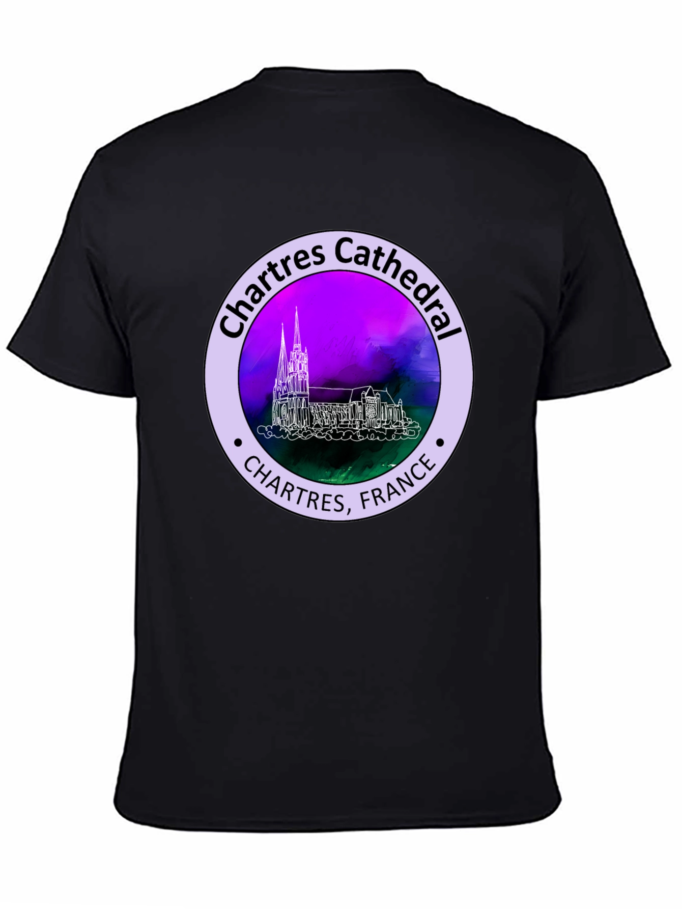 Chartres Cathedral France Graphic Tee