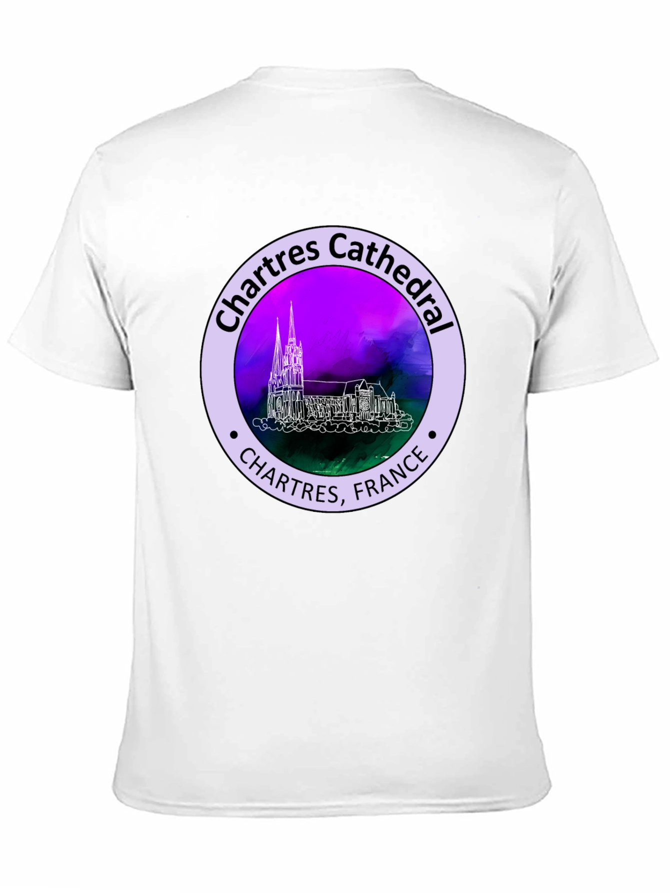 Chartres Cathedral France Graphic Tee