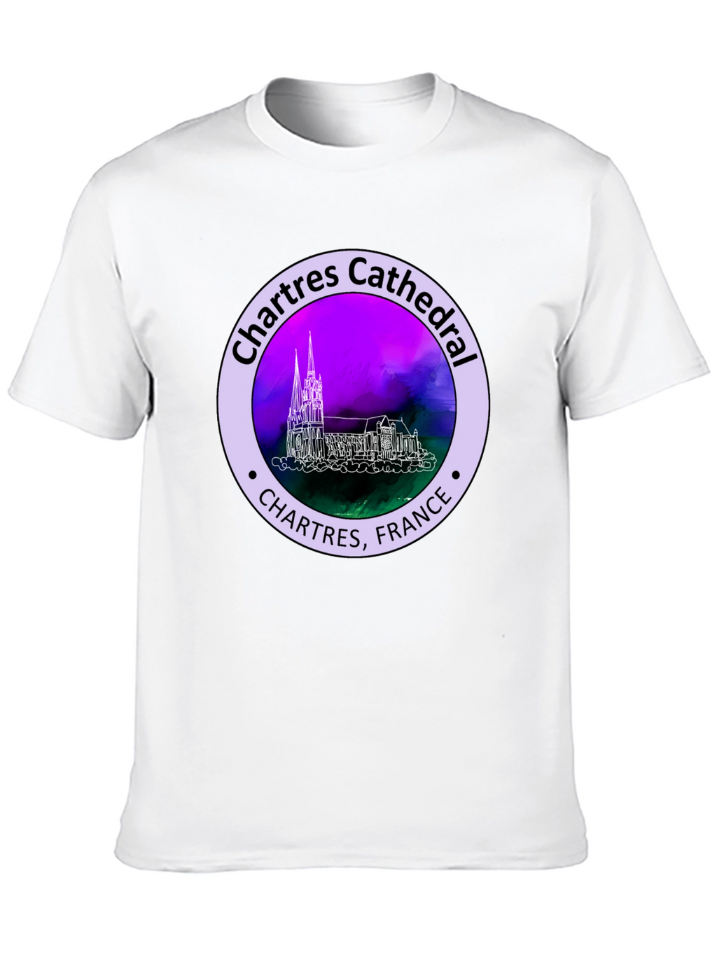 Chartres Cathedral France Graphic Tee