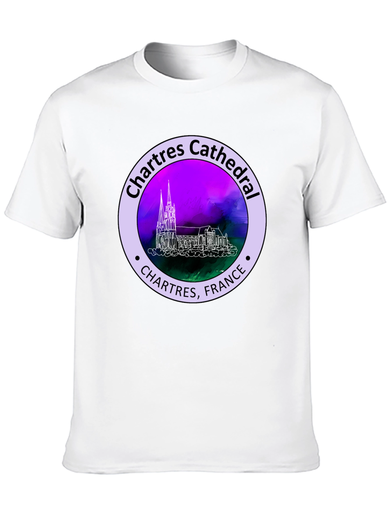 Chartres Cathedral France Graphic Tee
