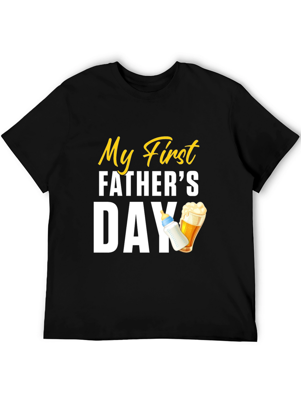 My First Fathers Day T-Shirt - New Dad Gift