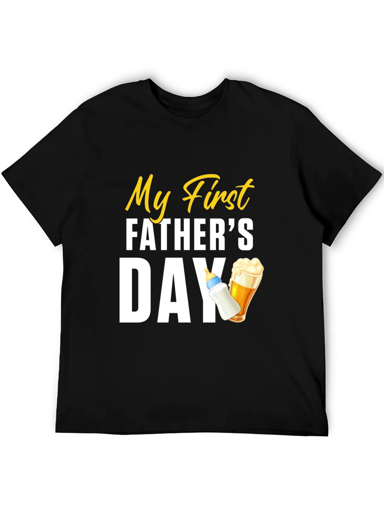 My First Fathers Day T-Shirt - New Dad Gift