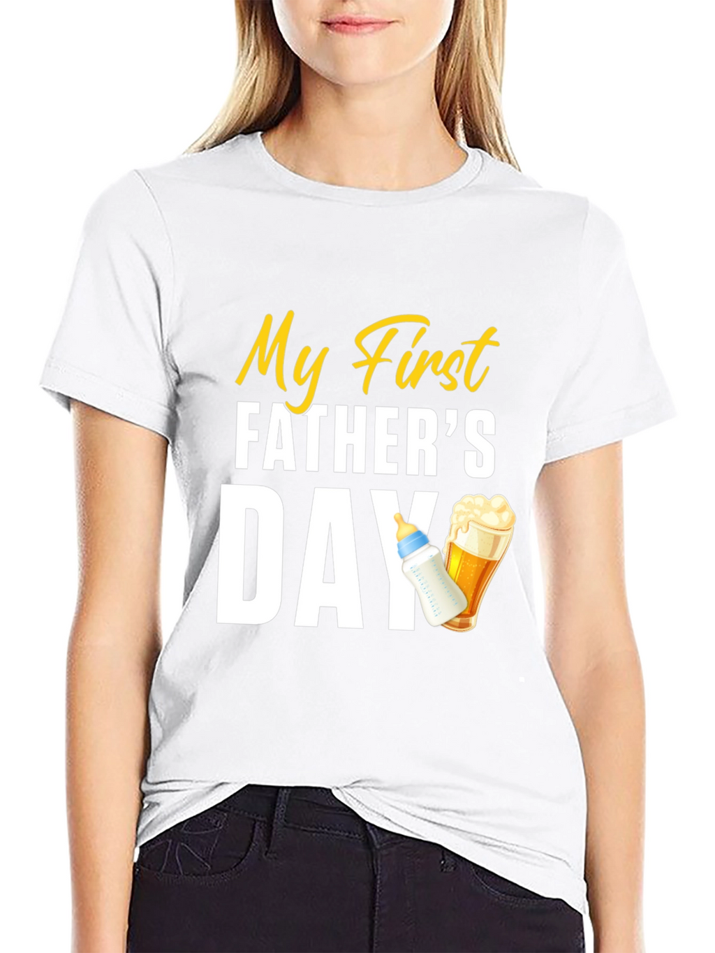 My First Fathers Day T-Shirt - New Dad Gift