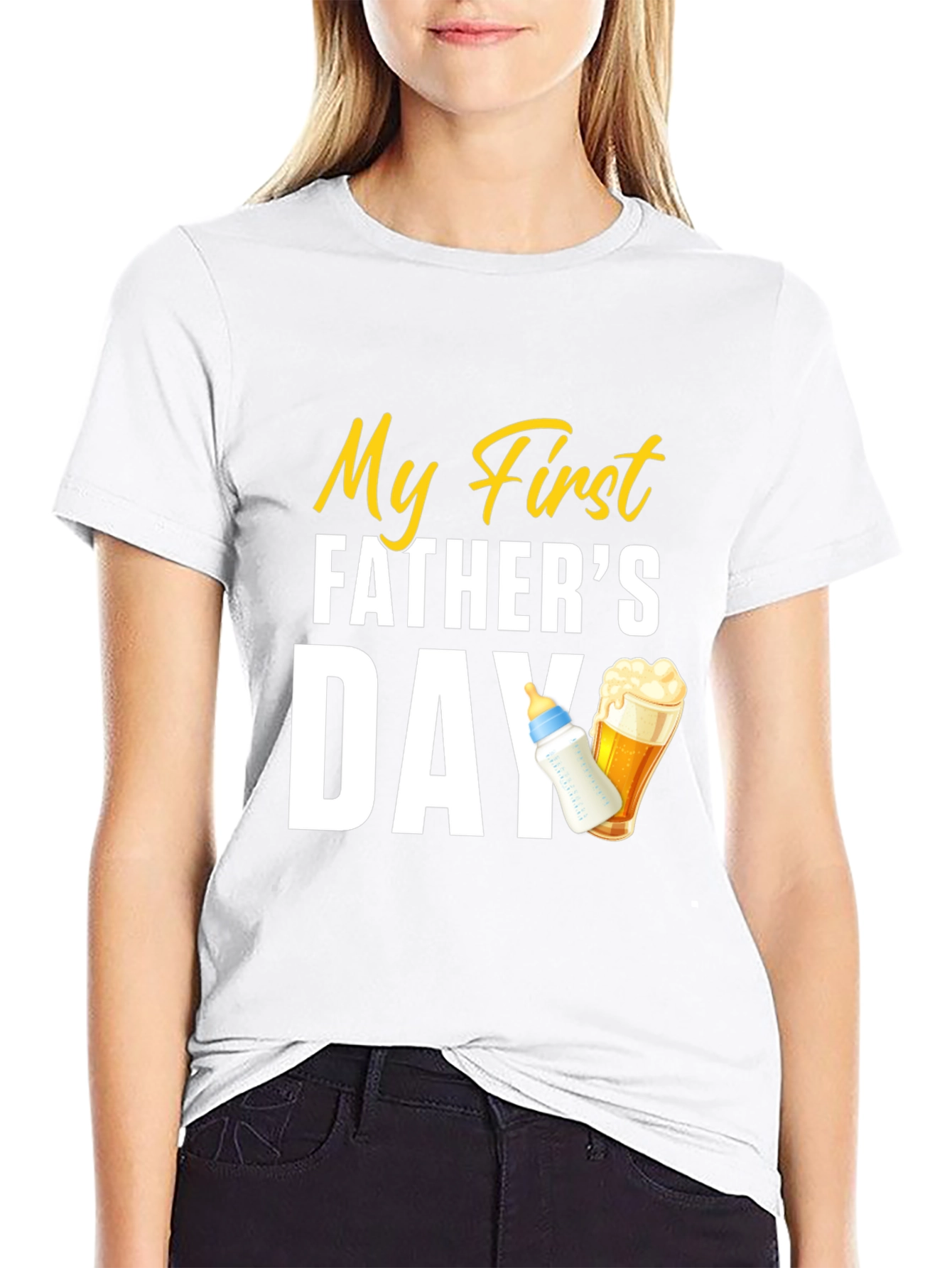 My First Fathers Day T-Shirt - New Dad Gift