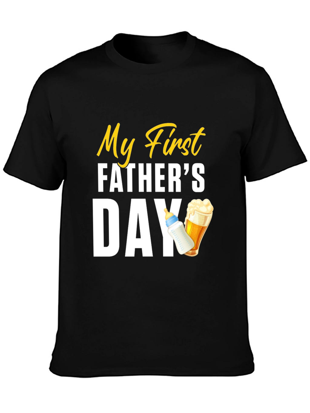 My First Fathers Day T-Shirt - New Dad Gift