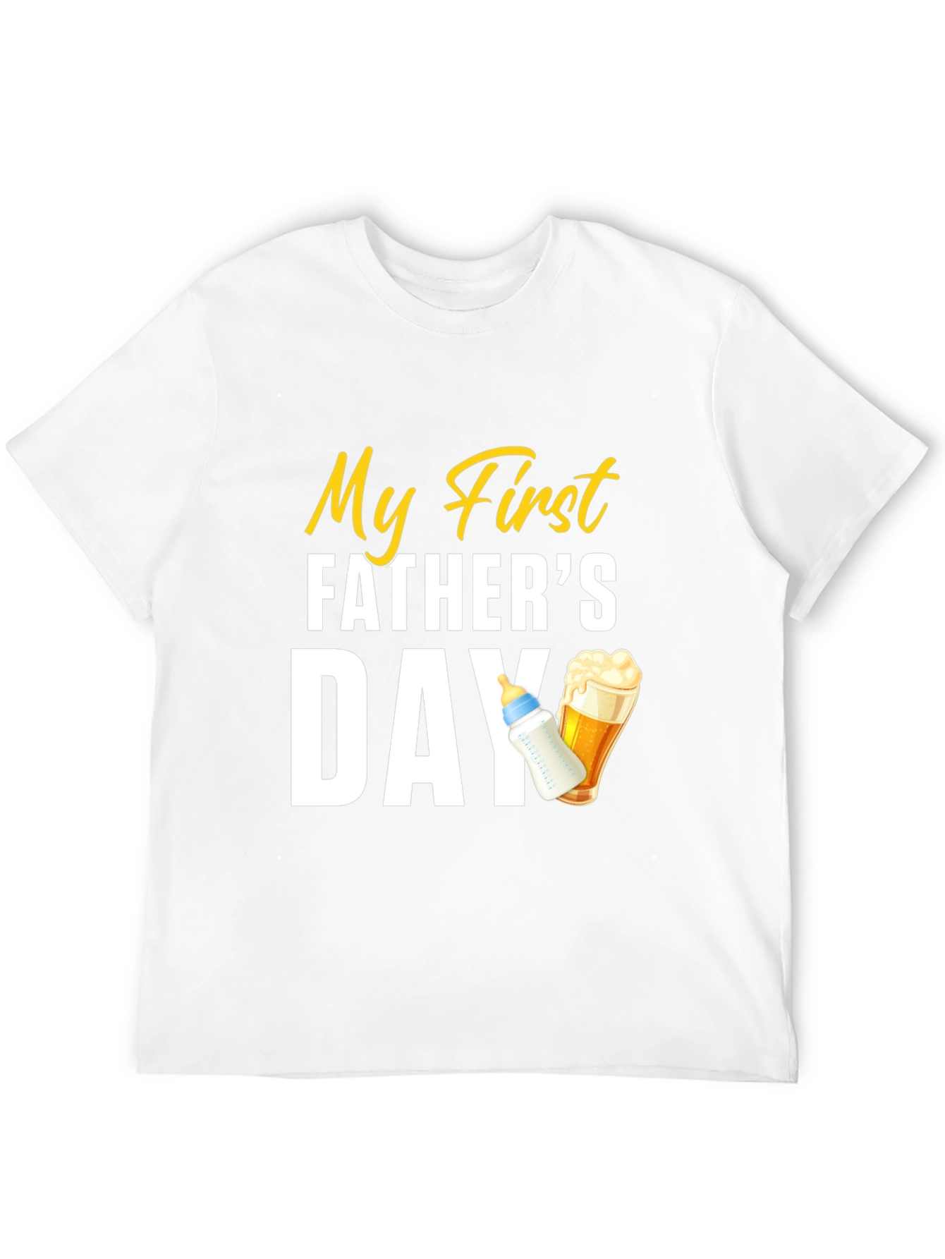 My First Fathers Day T-Shirt - New Dad Gift