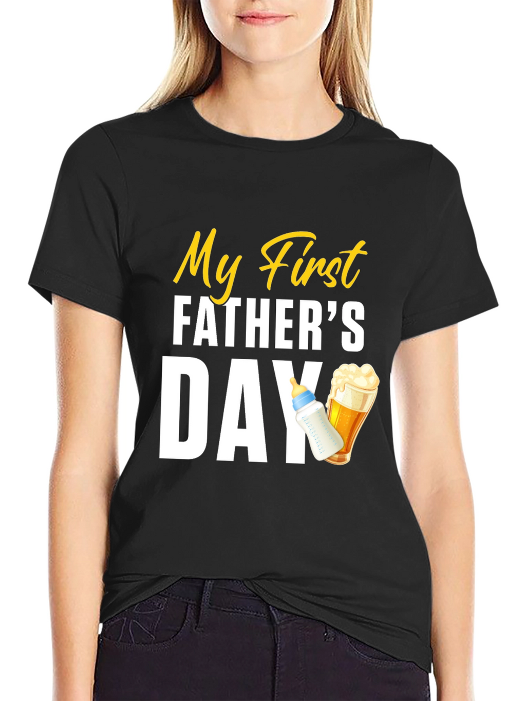 My First Fathers Day T-Shirt - New Dad Gift
