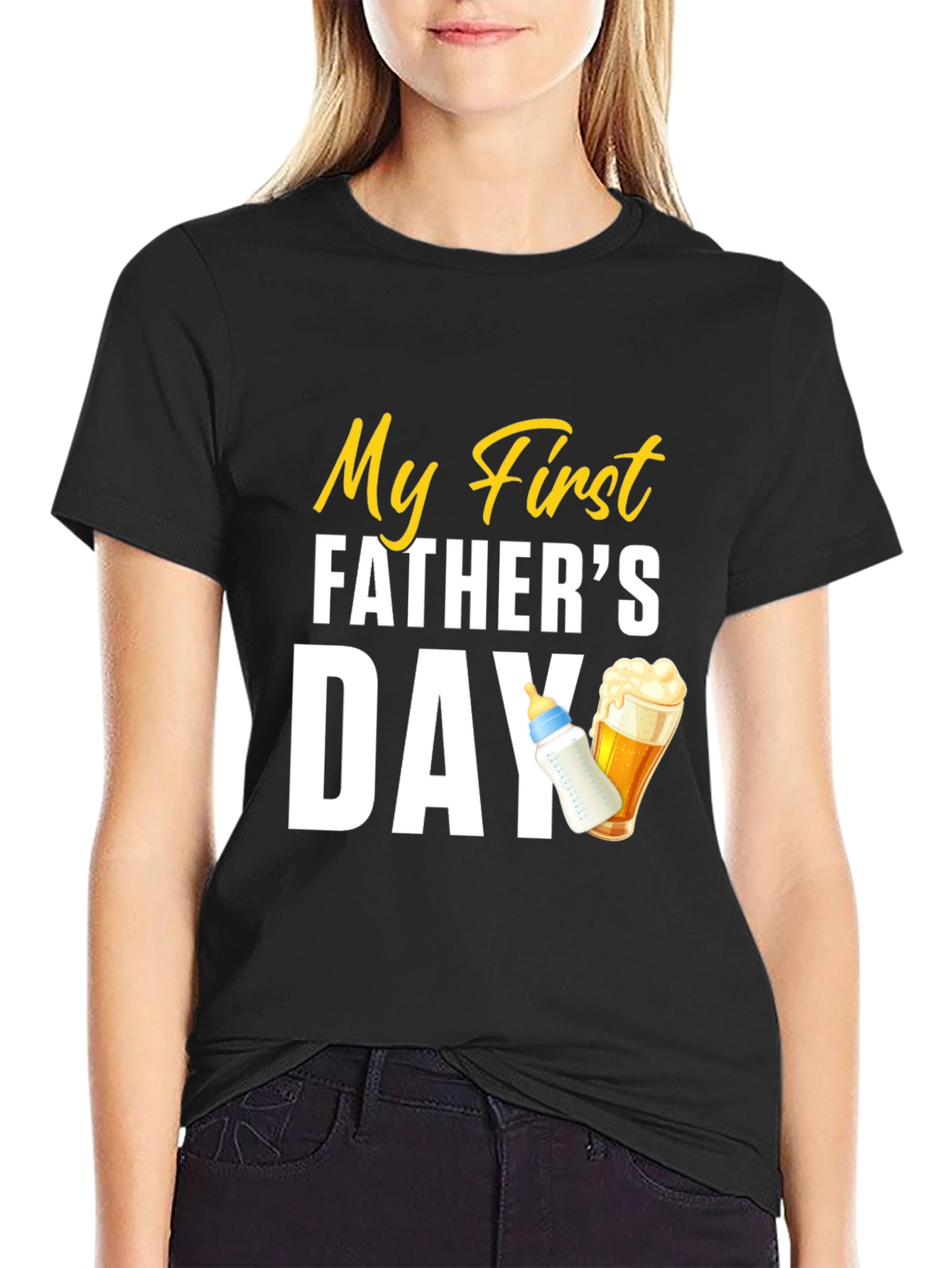 My First Fathers Day T-Shirt - New Dad Gift