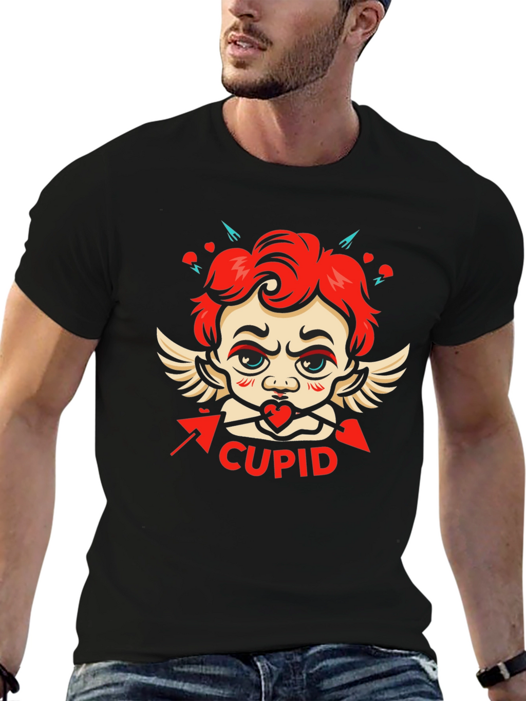 Cupid T-Shirt - Love Arrow Design