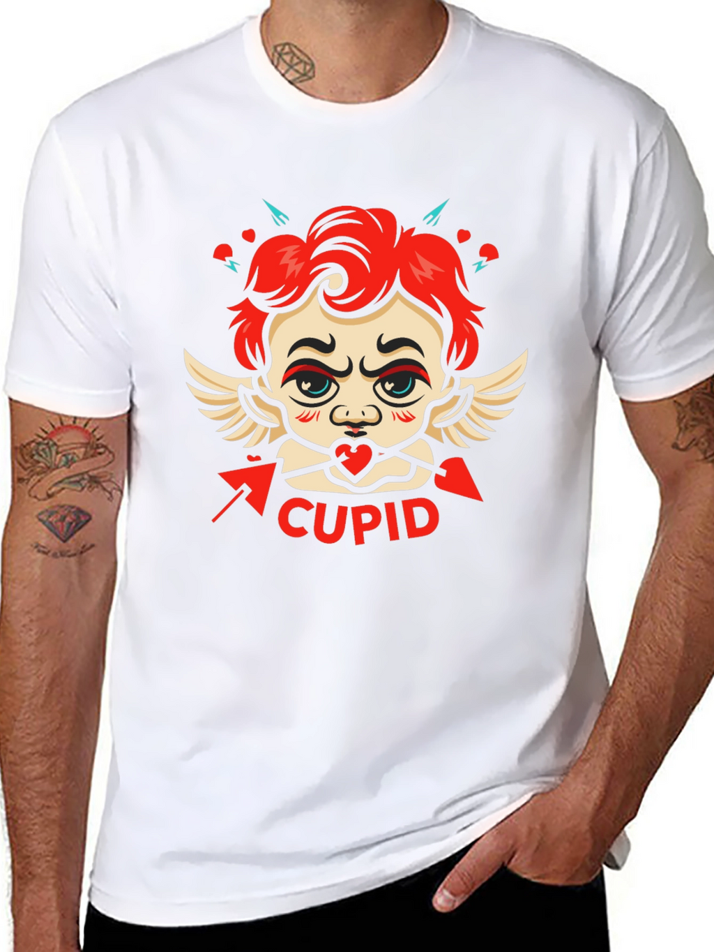 Cupid T-Shirt - Love Arrow Design