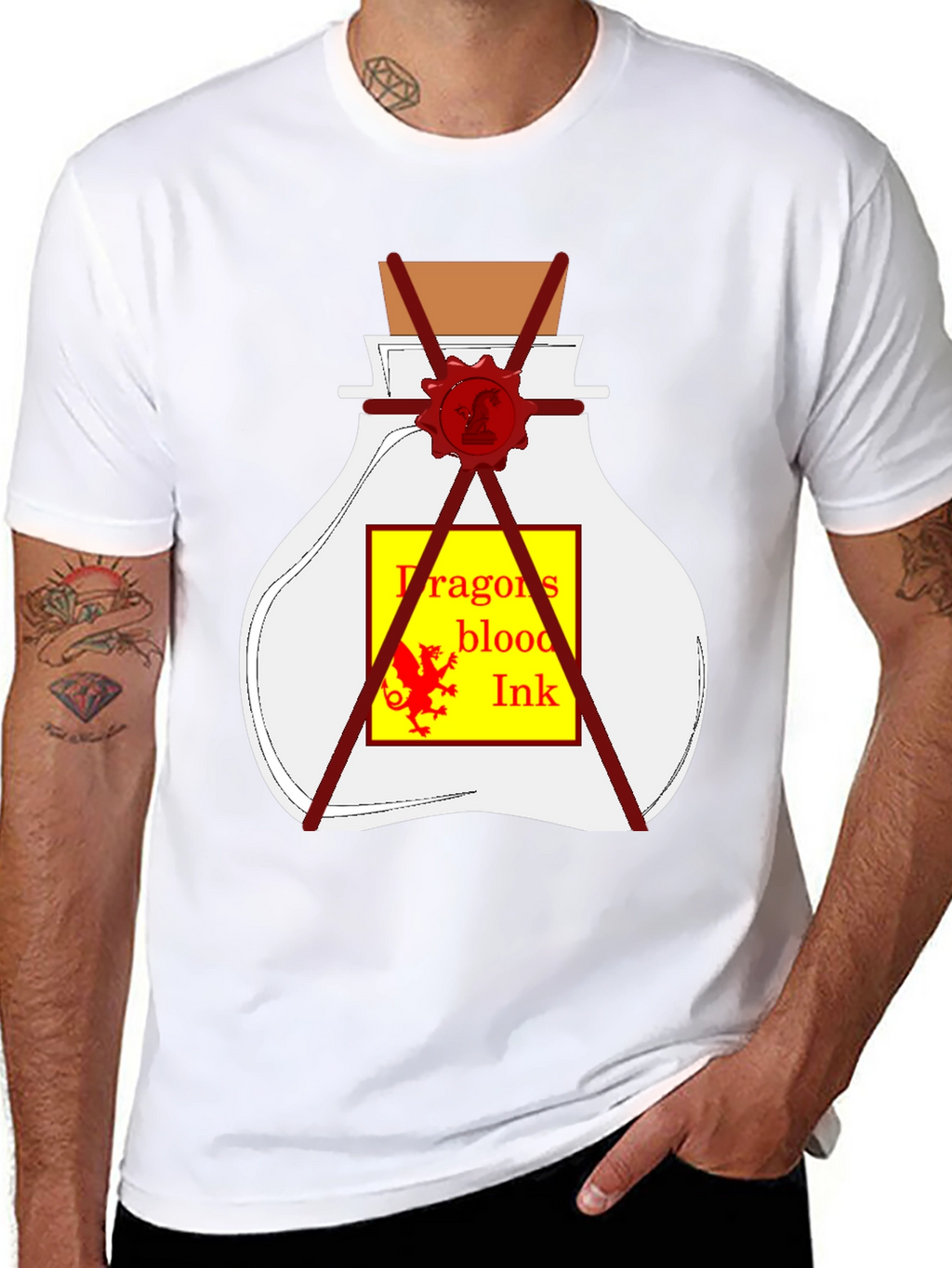 Dragons Blood Ink T-Shirt - Unique Graphic Tee