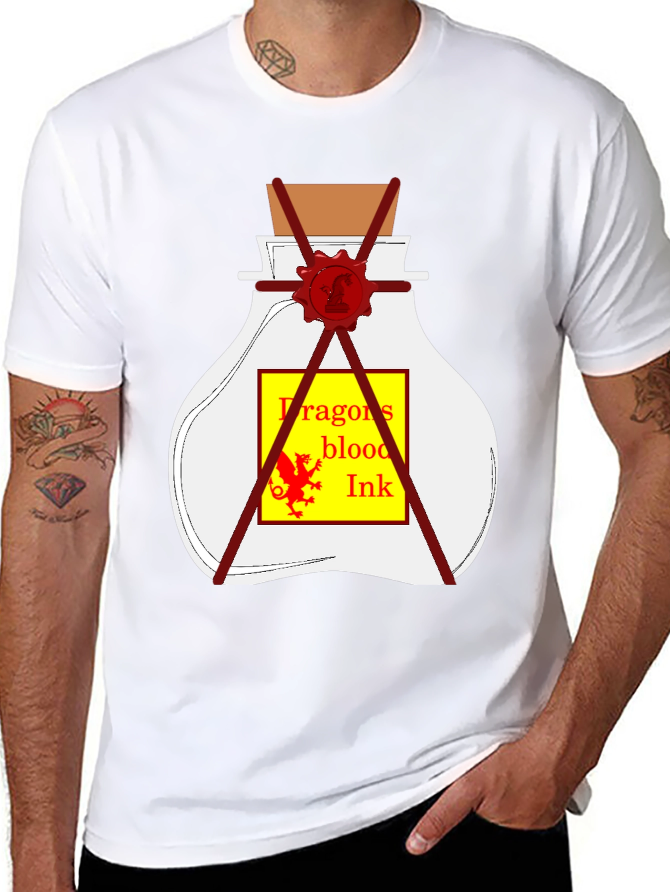 Dragons Blood Ink T-Shirt - Unique Graphic Tee