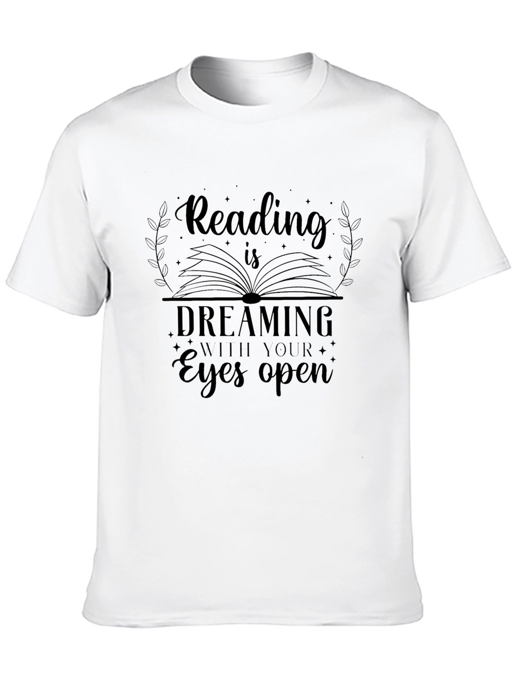 Reading is Dreaming Graphic Tee - Black
