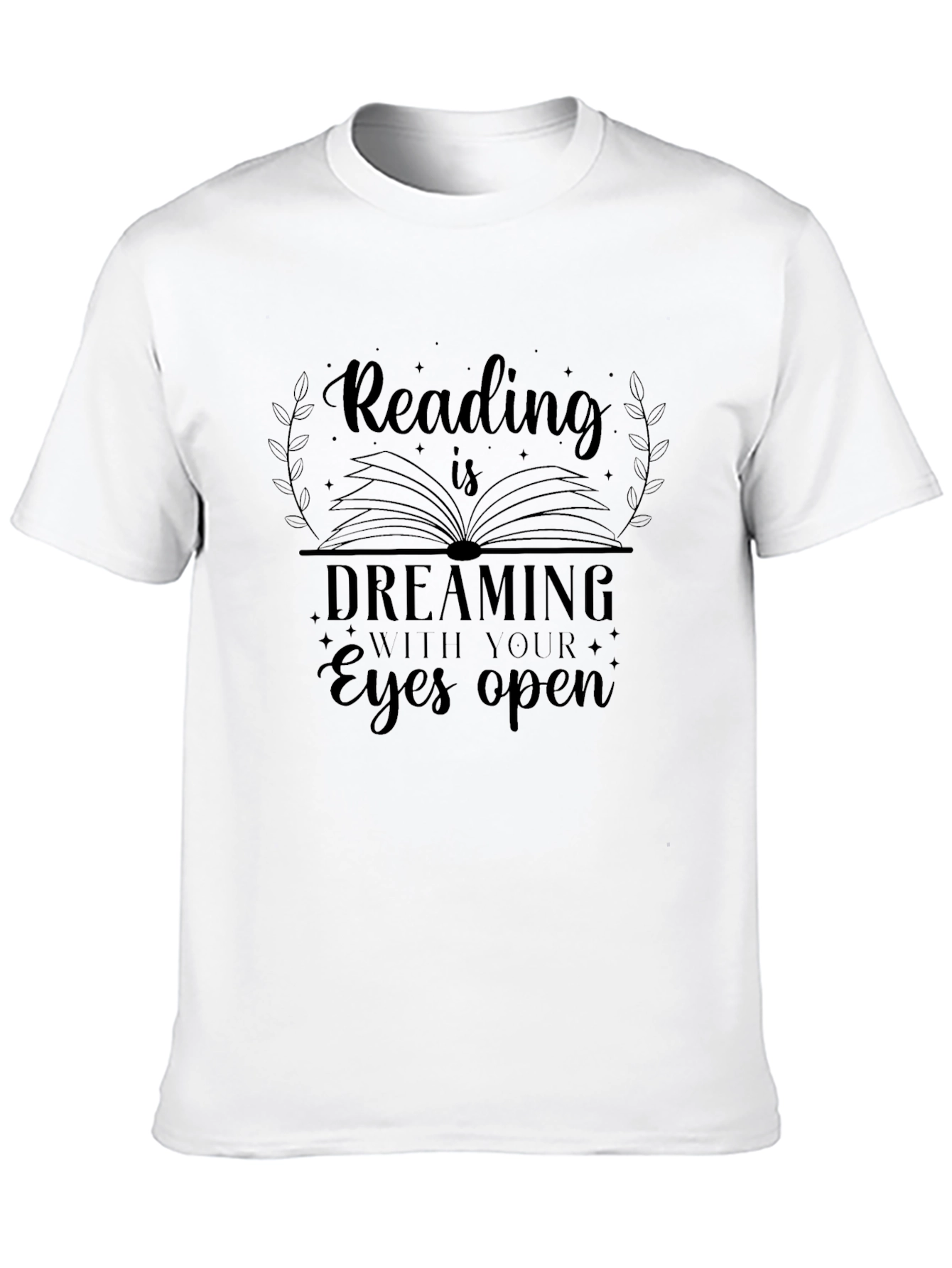 Reading is Dreaming Graphic Tee - Black