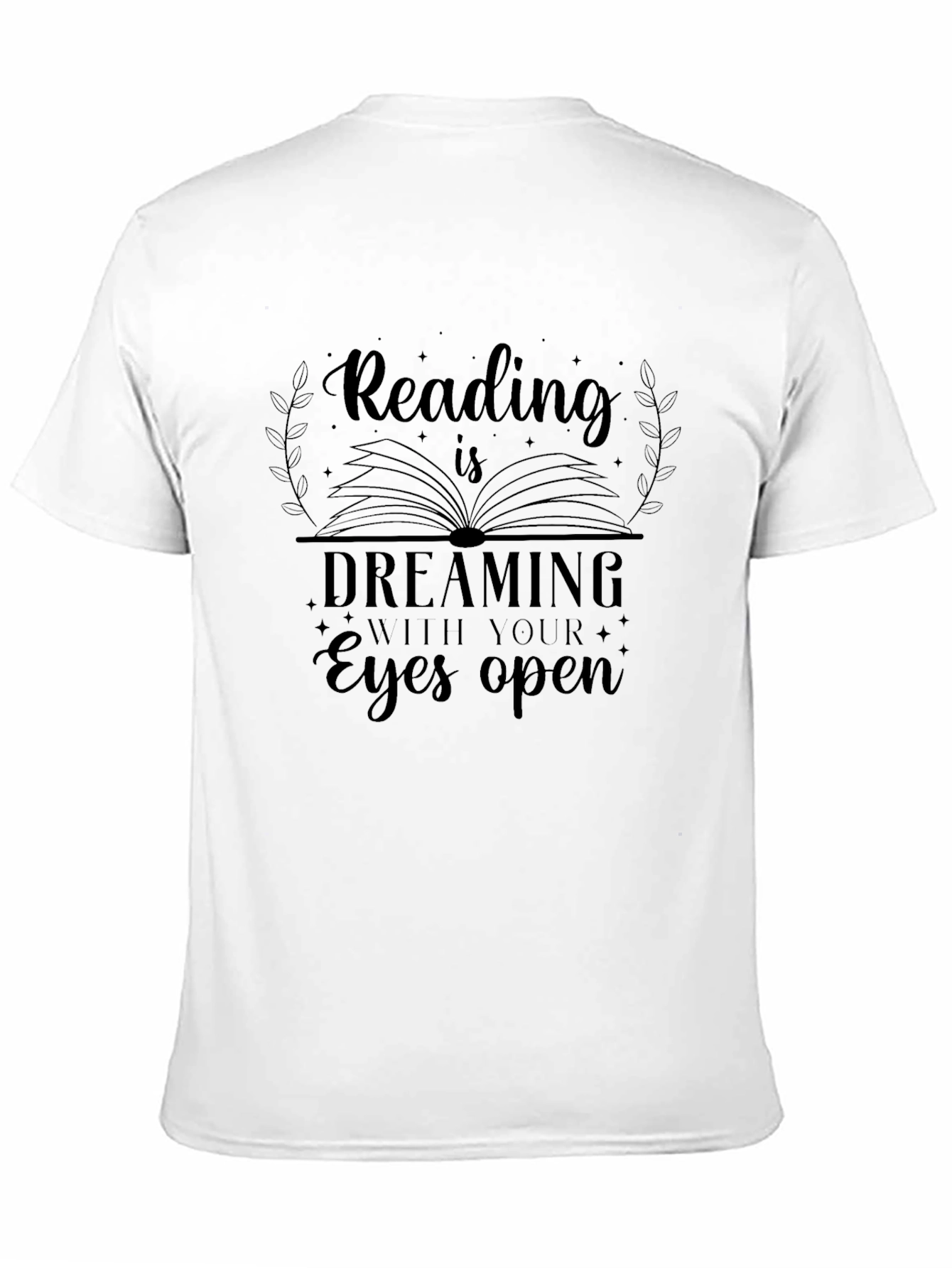 Reading is Dreaming Graphic Tee - Black