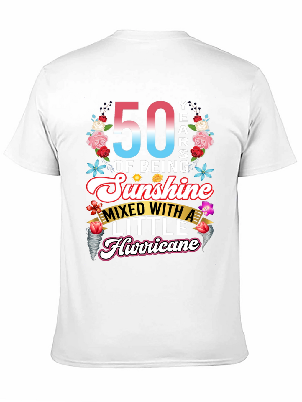 50th Birthday Sunshine Hurricane Graphic Tee