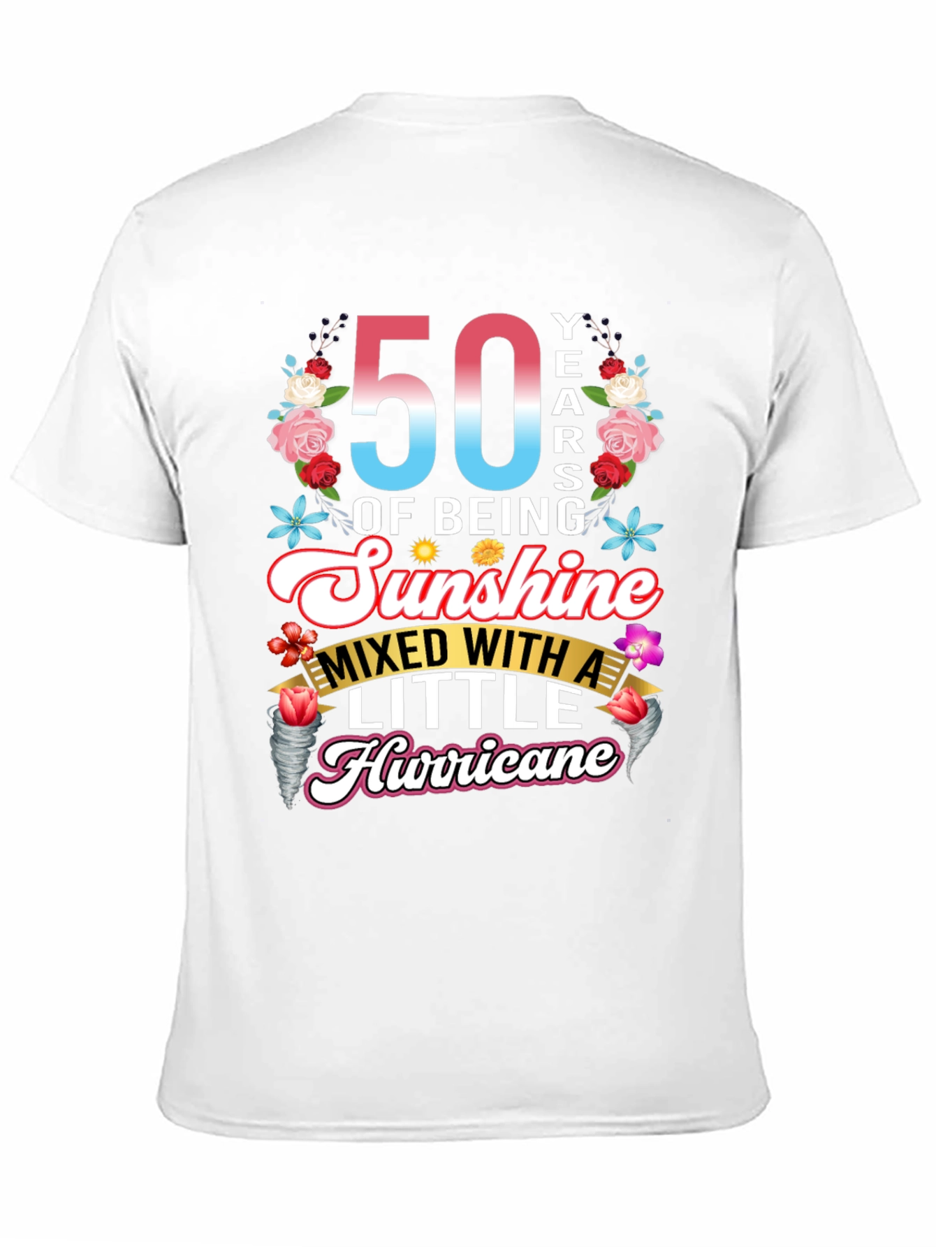 50th Birthday Sunshine Hurricane Graphic Tee