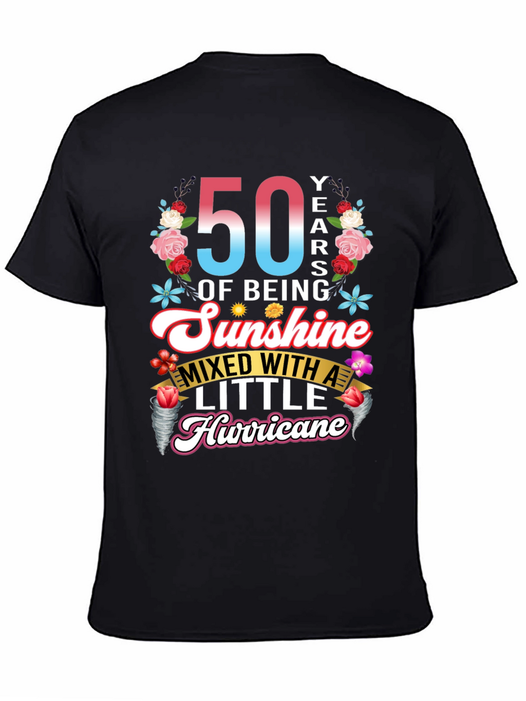 50th Birthday Sunshine Hurricane Graphic Tee