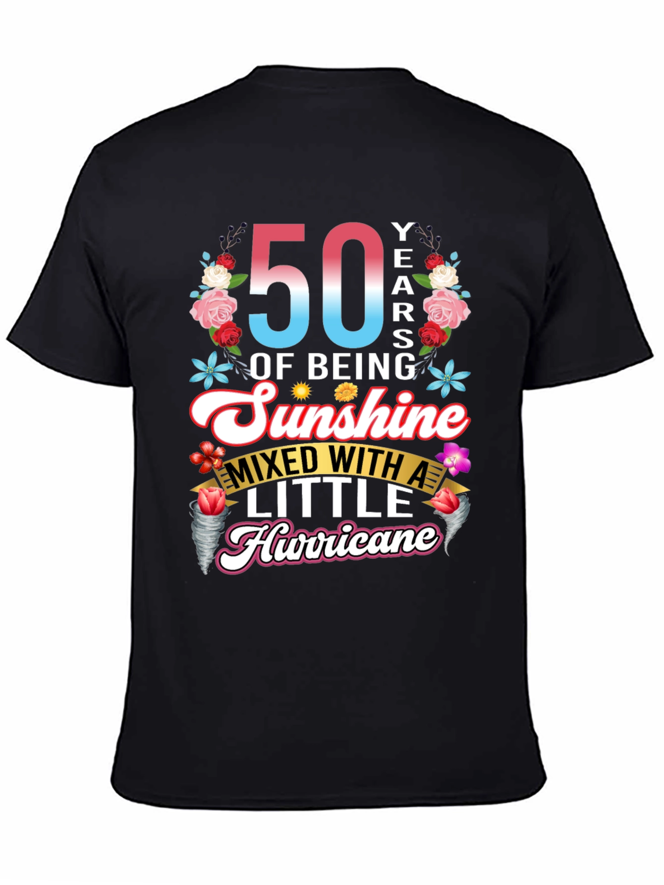 50th Birthday Sunshine Hurricane Graphic Tee