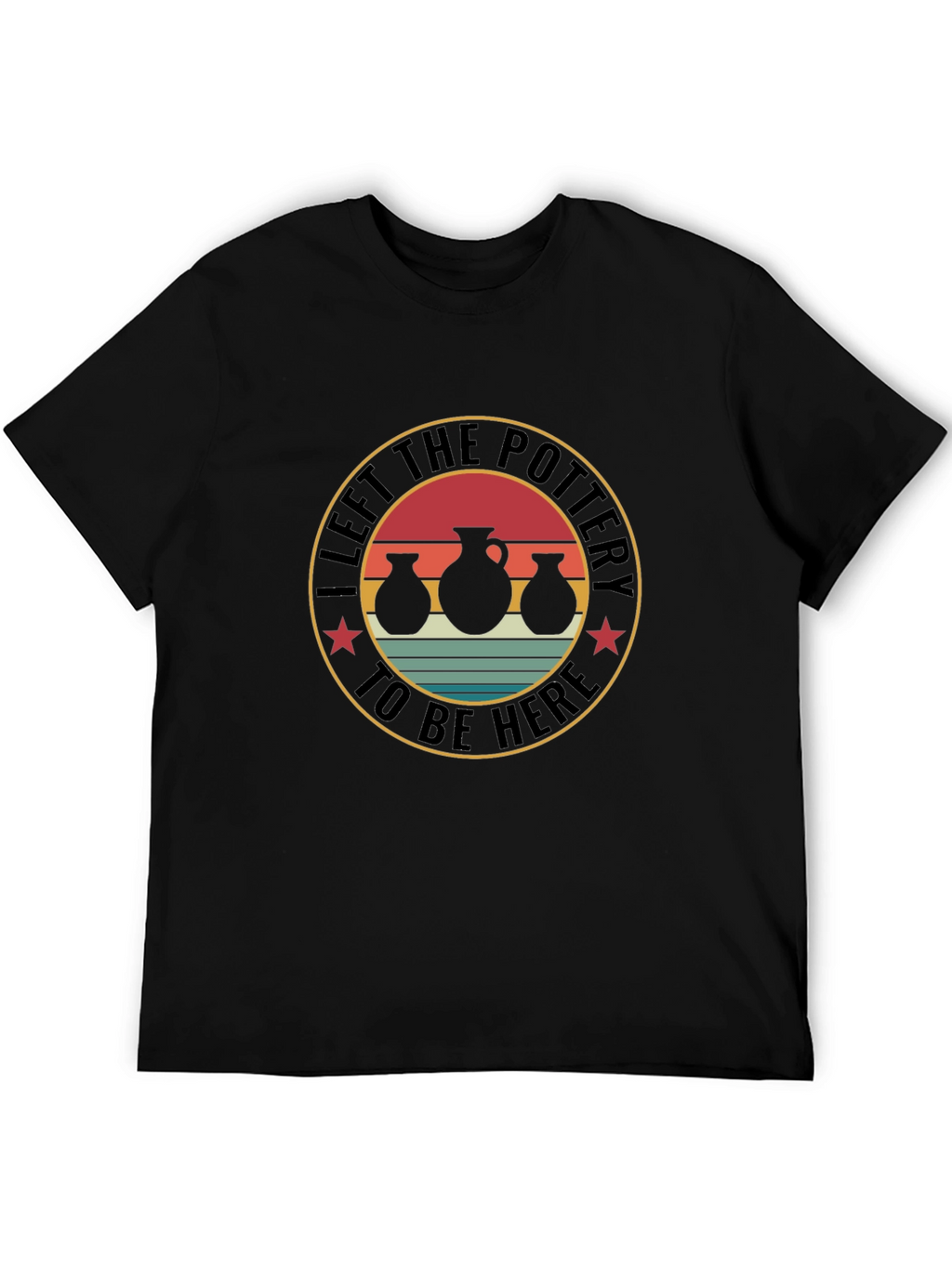 Pottery Enthusiast T-Shirt - Left The Pottery