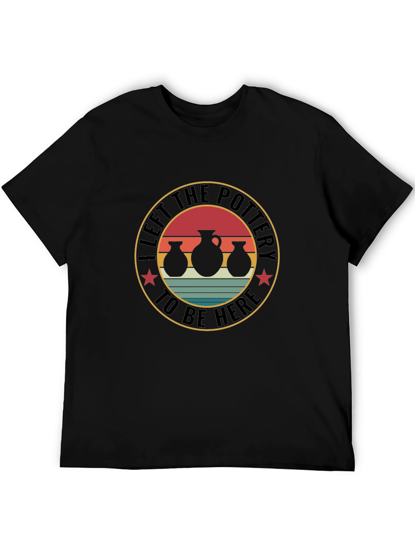 Pottery Enthusiast T-Shirt - Left The Pottery