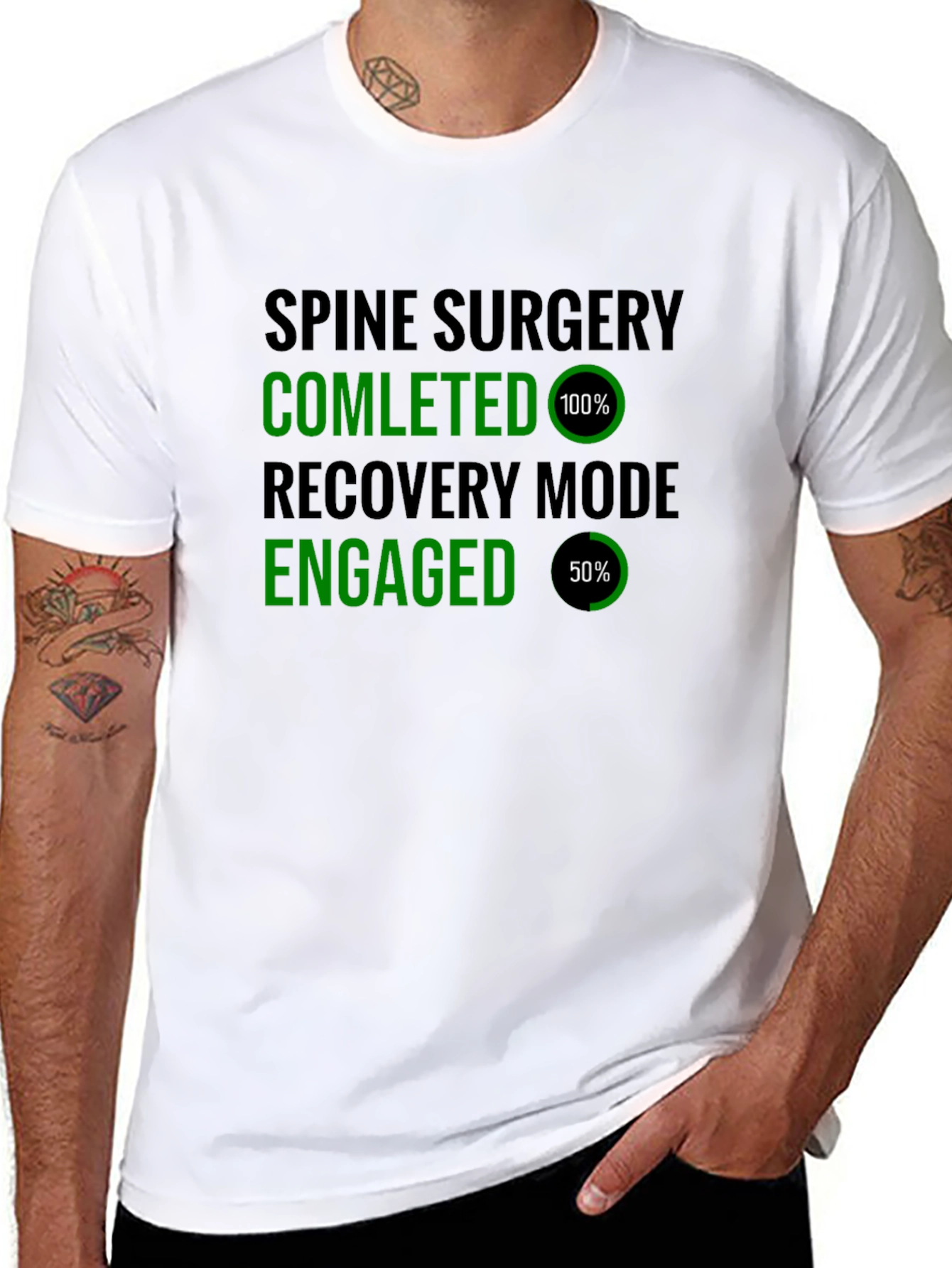 Spine Surgery Recovery Mode T-Shirt